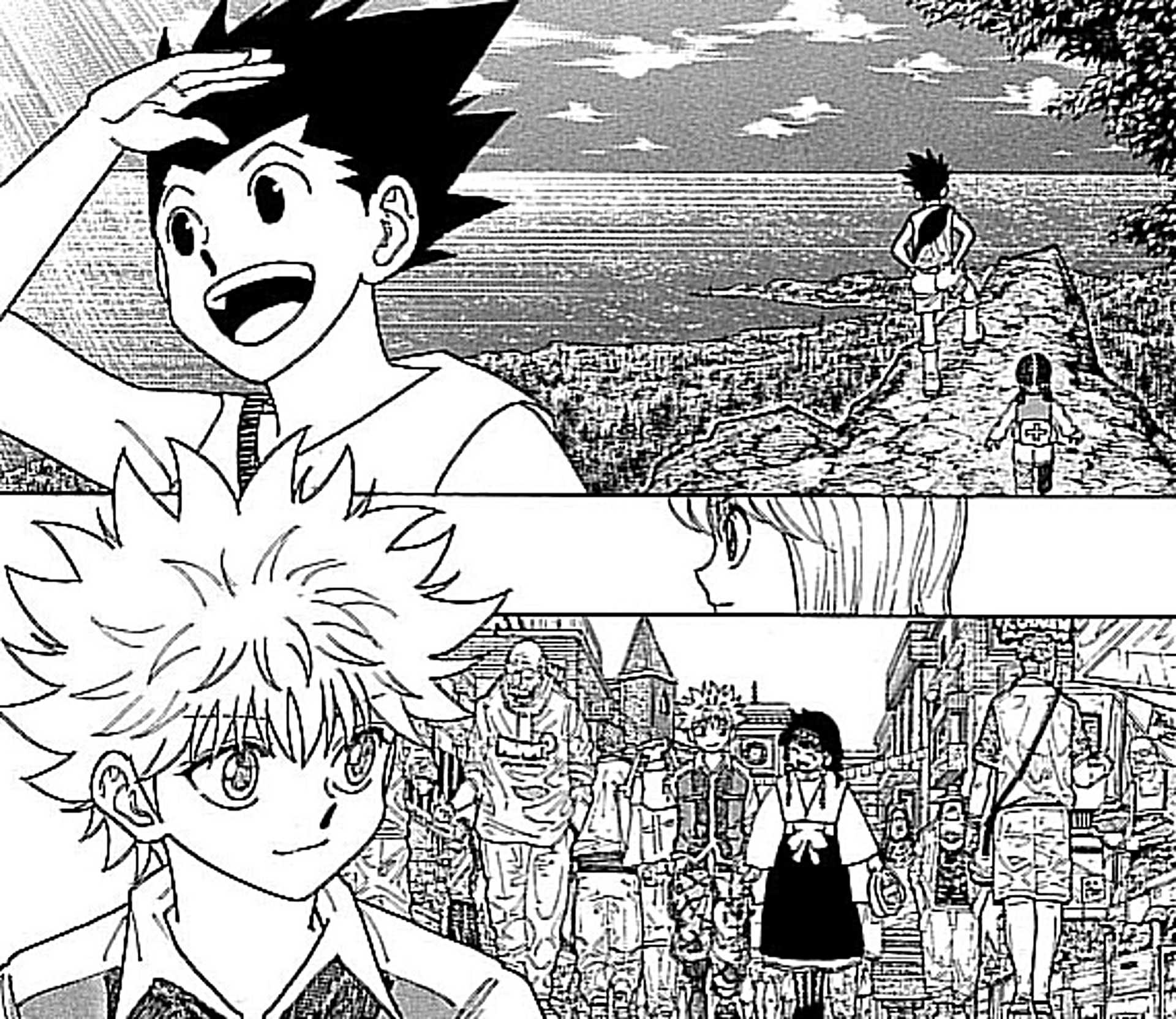 Gon and Killua As Seen In Hunter X Hunter Chapter 414
