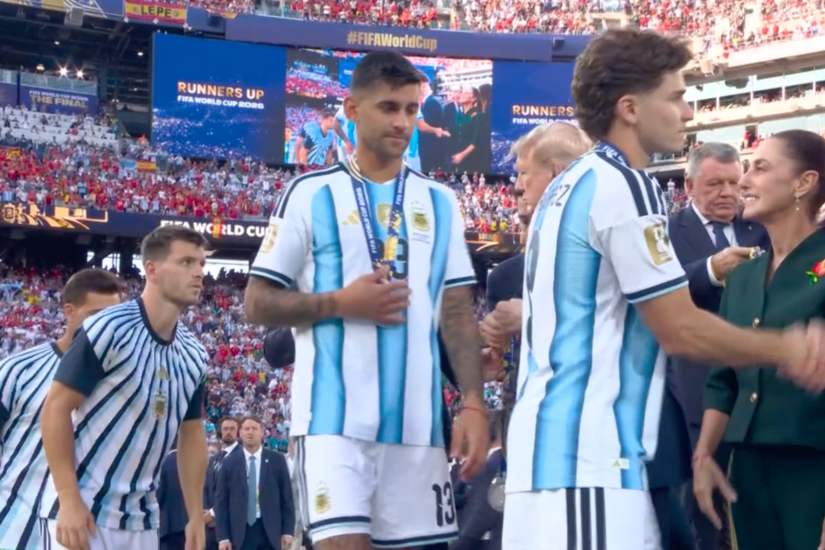 Romero snubs Trump handshake in World Cup final medal presentation