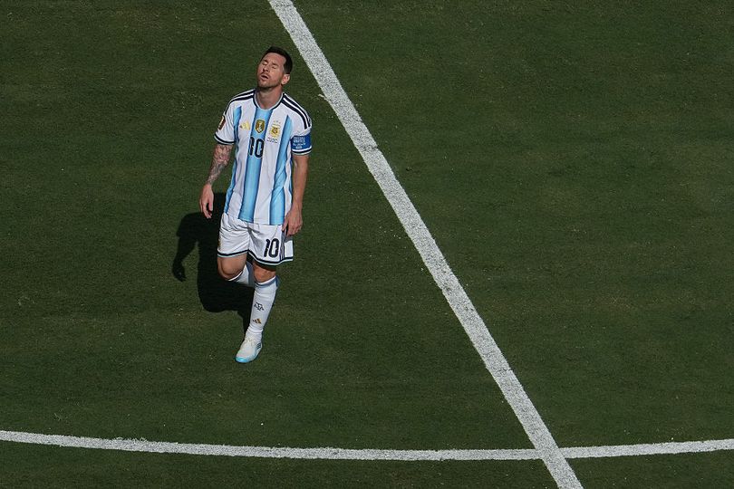 Argentina's forward Lionel Messi struggled in regulation against Spain