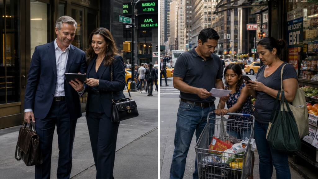 Rich Americans control most stocks, creating an economy that leaves everyone else 'miserable'