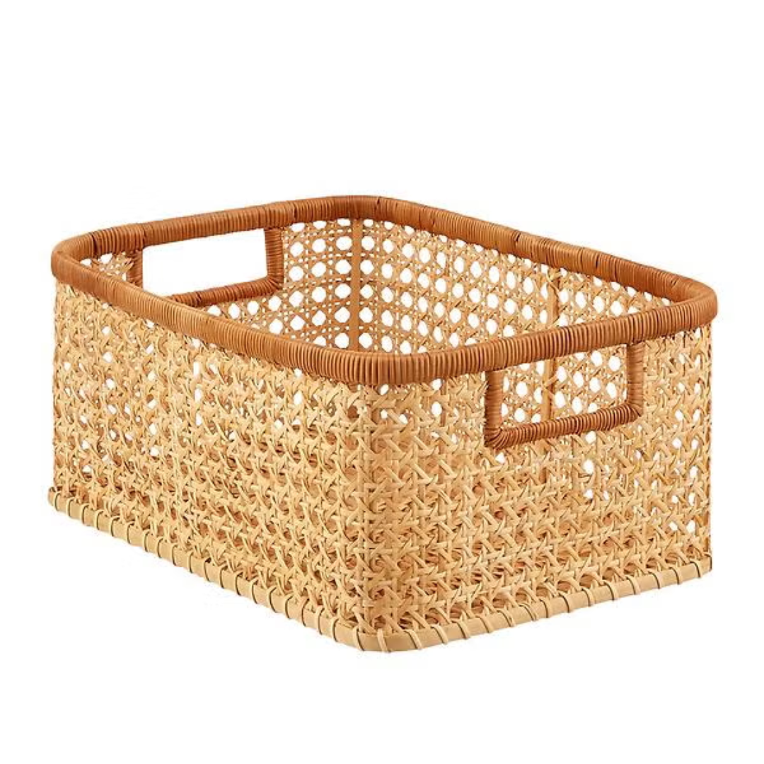 a woven storage basket