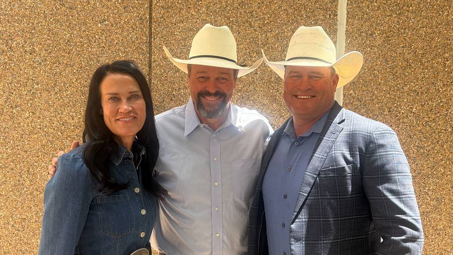 Tygh Hiatt, Rope Myers and Cash Myers at the 2026 Hall of Fame Induction Ceremony