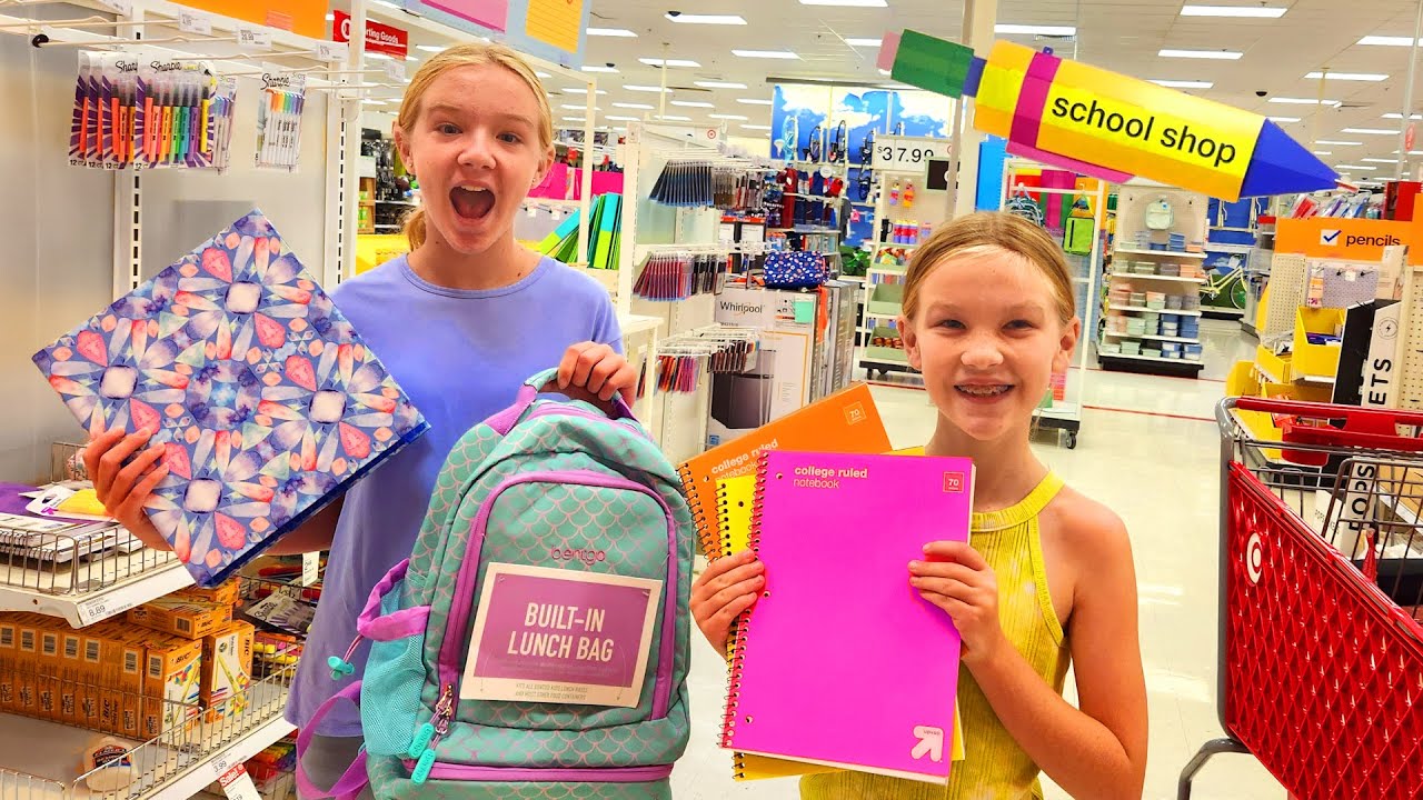 Back-to-school shopping in alphabetical order challenge