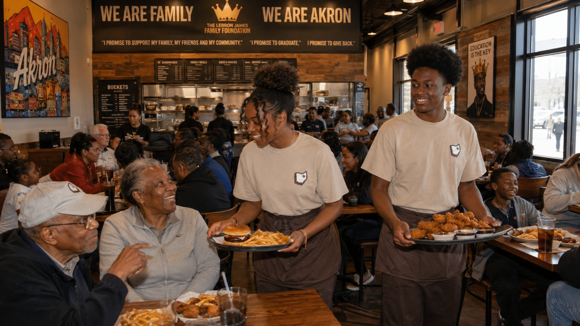 Teen Twins Speak Out After Working at LeBron James’ New Restaurant