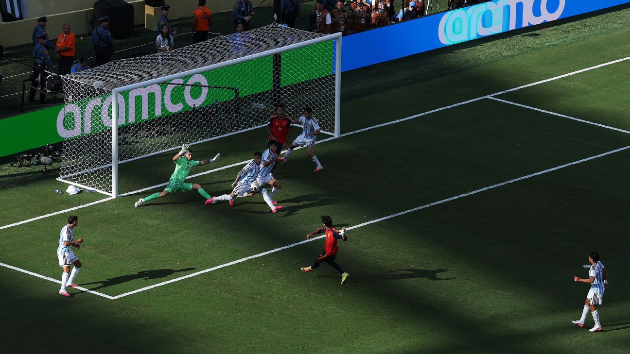 2026 World Cup moment of the day: Gol, por favor - Ferran, Spain's prayers answered with World Cup winner