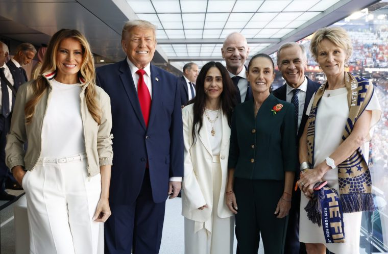 How Donald Trump spent his day at the World Cup final