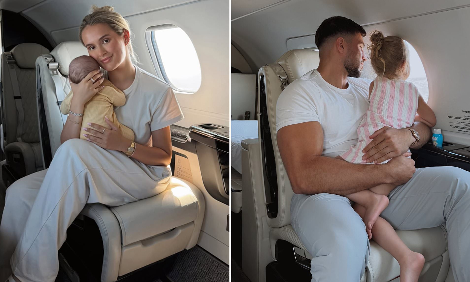 Molly-Mae Hague whisks son off on his first holiday via private jet