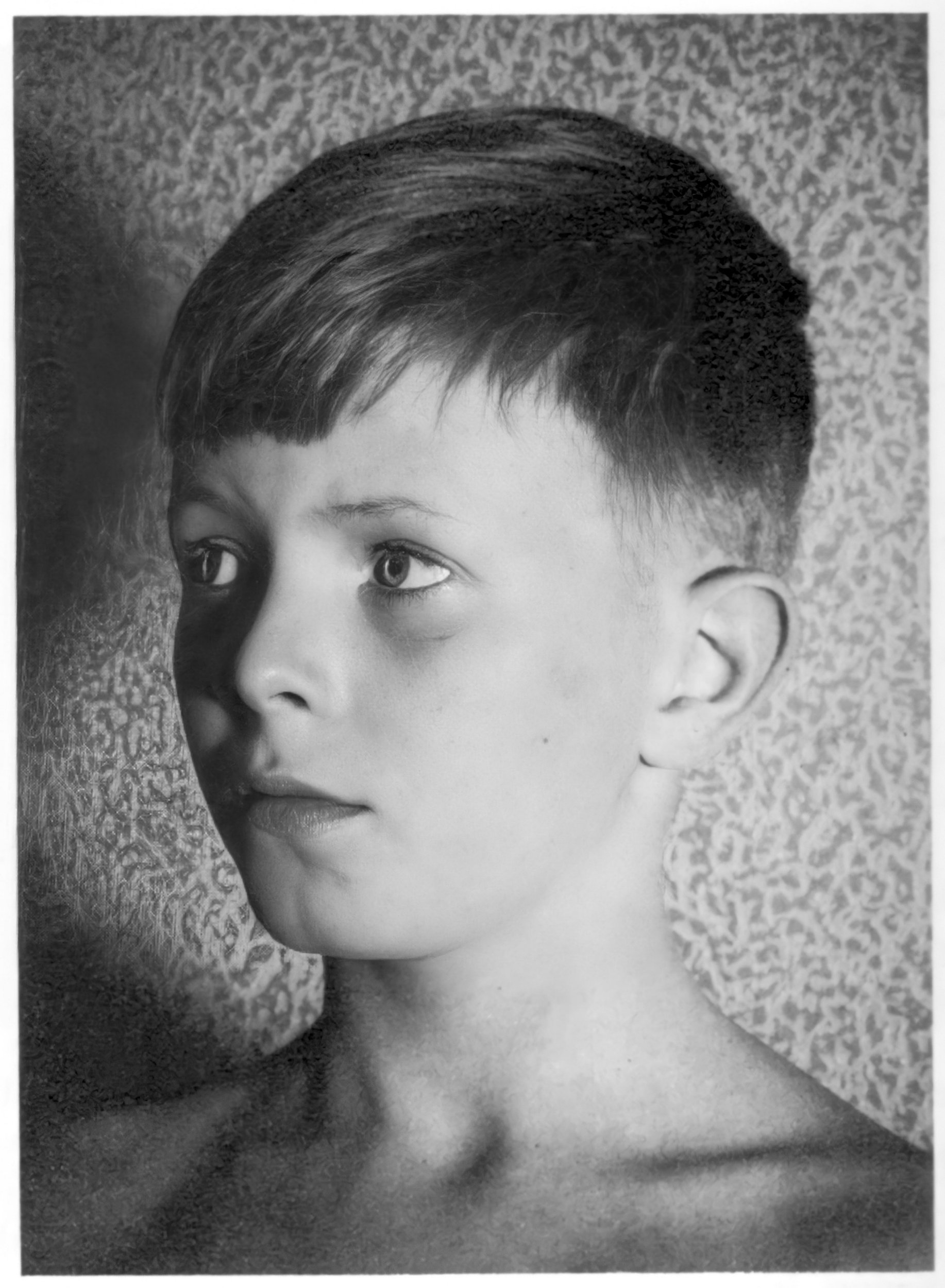 A profile picture of David Robert Jones, who would become David Bowie, as a child