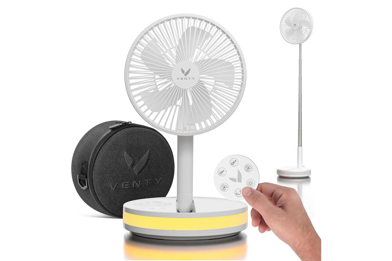 Venty Portable Fan Wireless Battery Operated Fan