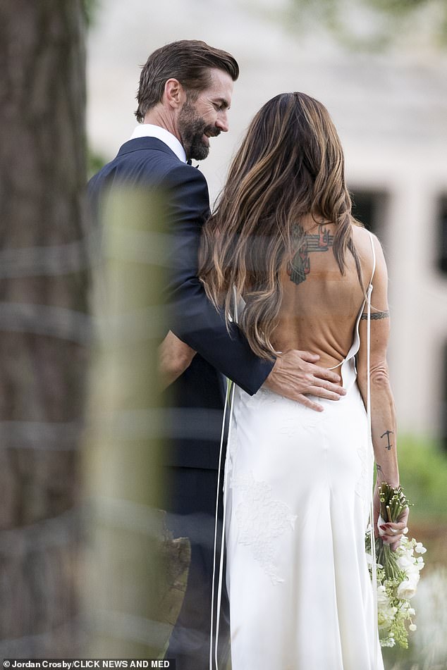 Mel C's wedding guests partied until the early hours at Spice Girls icon's 'perfect' English wedding over the weekend (pictured with her new husband Chris Dingwall)
