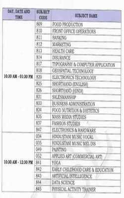 CBSE class 12 supplementary exam schedule updated for 2026