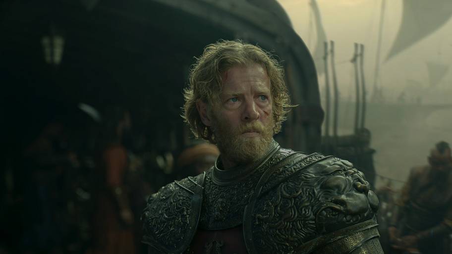 Tyland Lannister (Jefferson Hall) in House of the Dragon season 3.