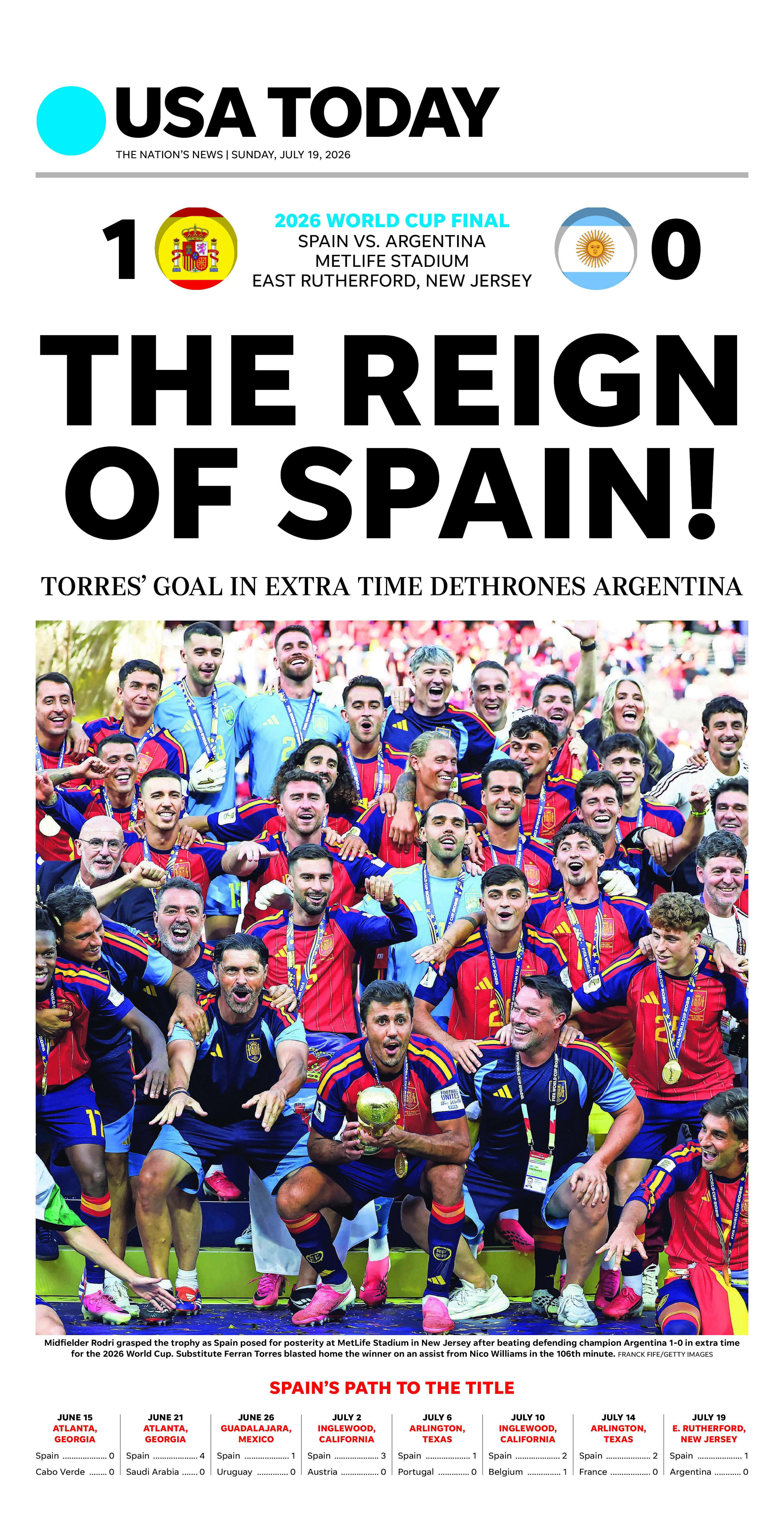 Relive 'America's World Cup' with our commemorative book, page prints