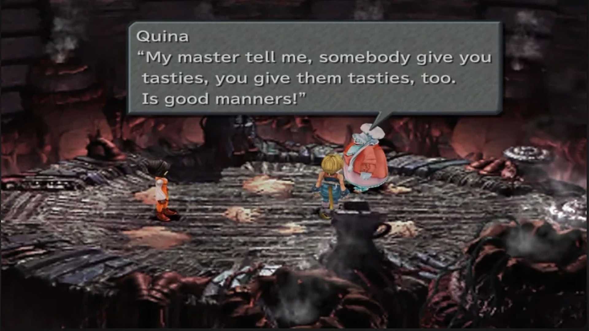 Final Fantasy IX FFIX Final Fantasy 9 Zidane Garnet Quina Tasties
