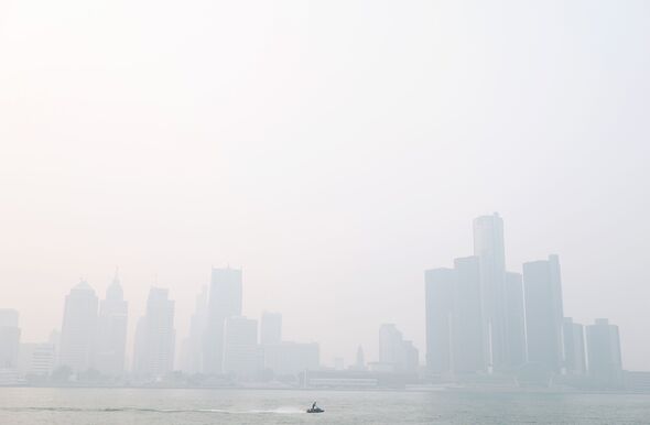 Smoke From Canadian Wildfires Descends On Detroit Area