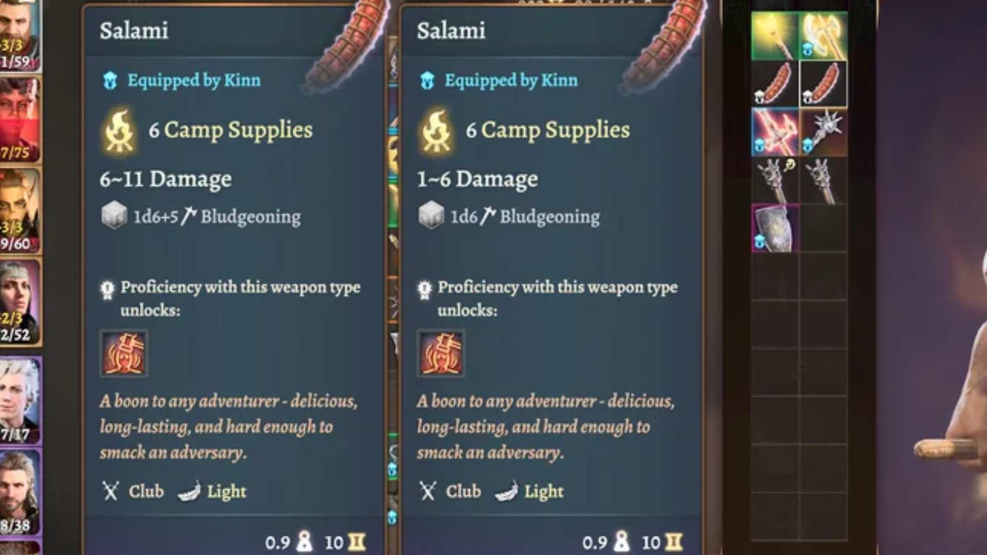 Baldur's Gate 3 Salami
