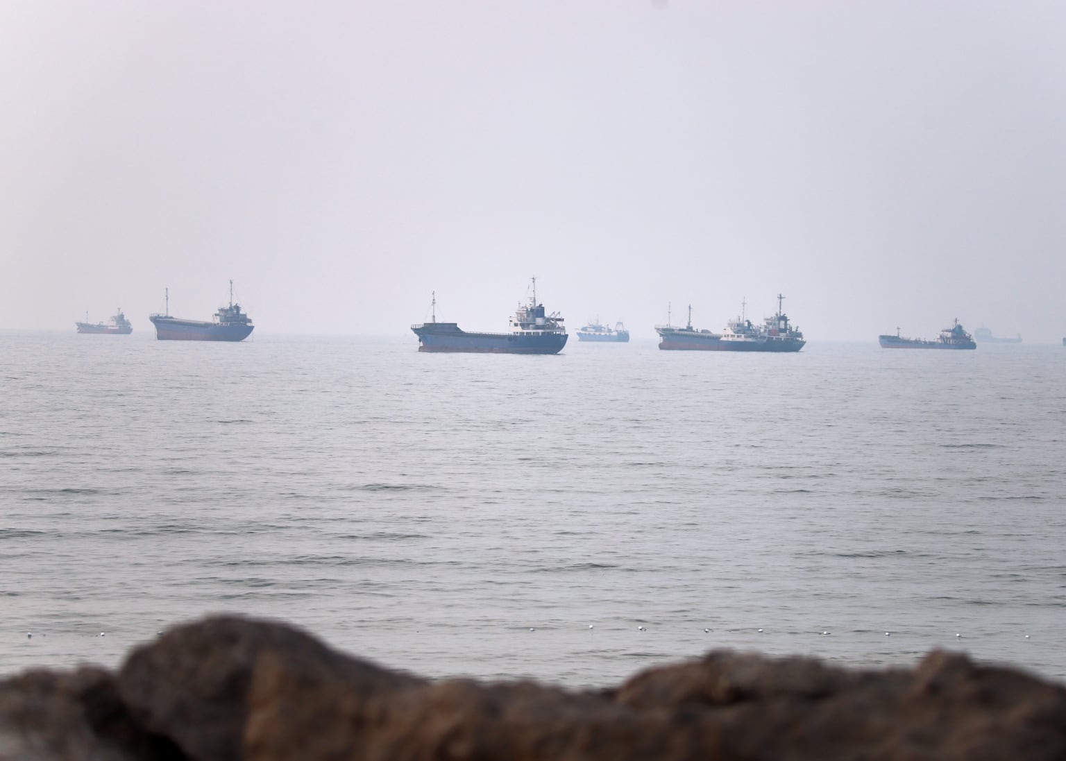 Ship on fire in Strait of Hormuz according to British military