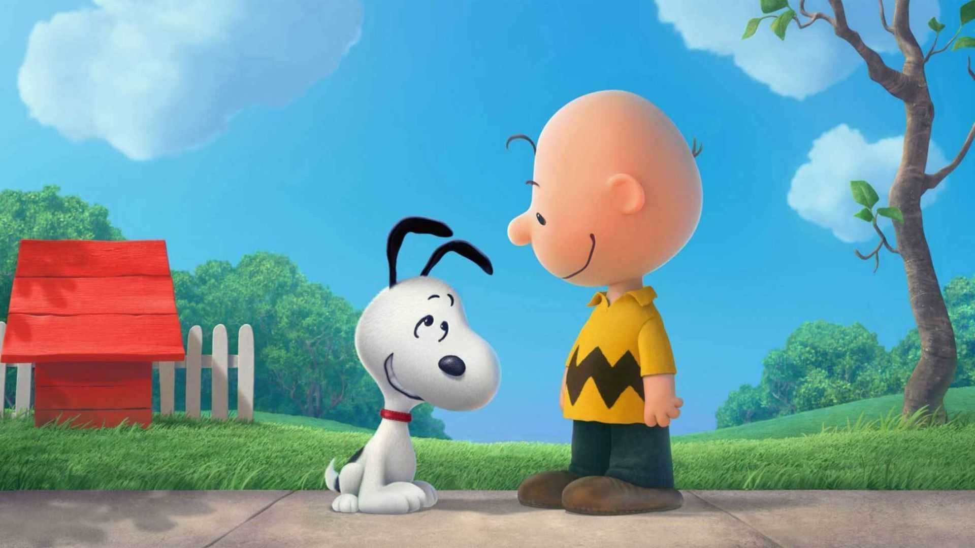 Charlie Brown and Snoopy in Peanuts Movie