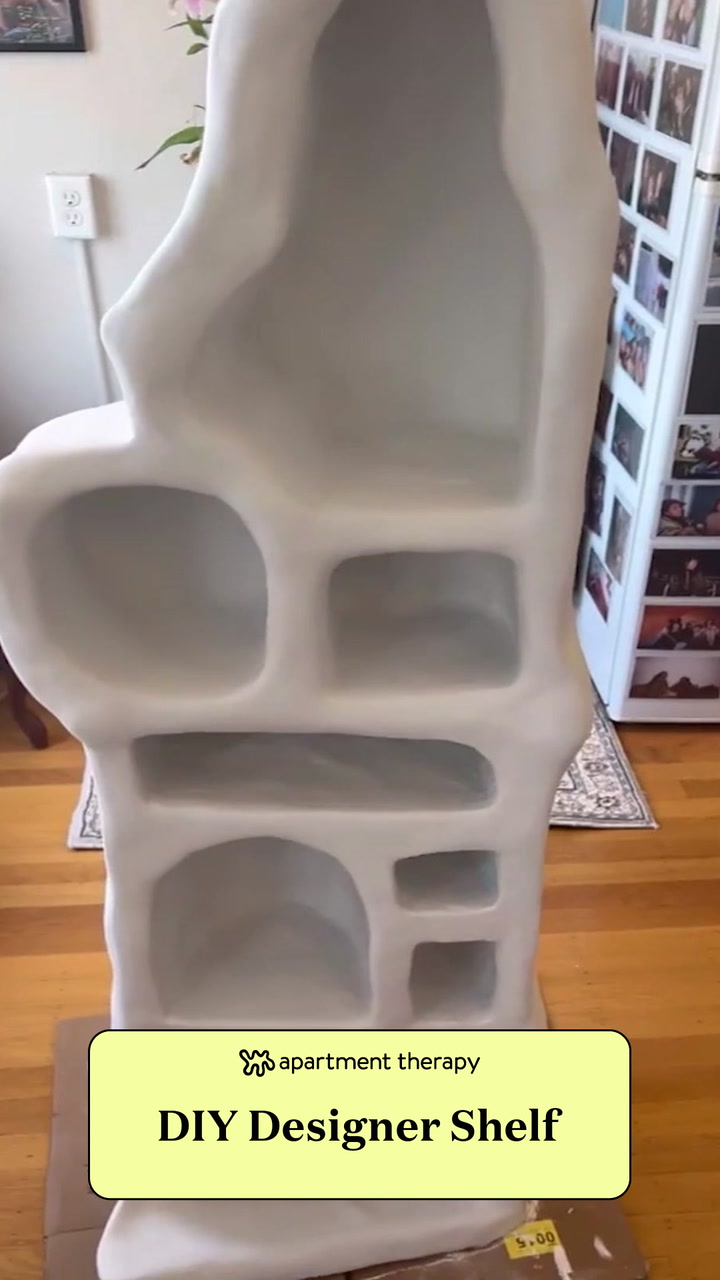 How to DIY a designer shelf for almost nothing