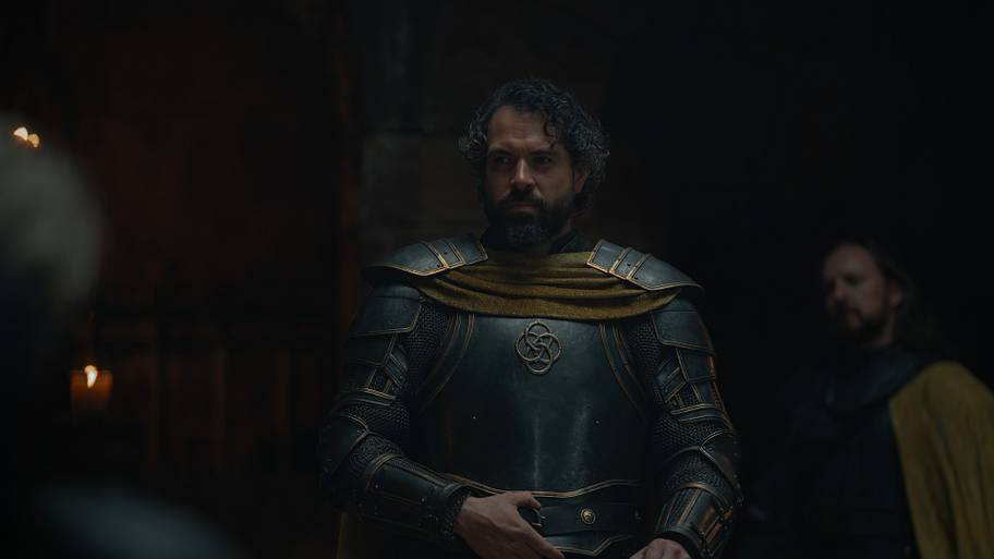 Tom Cullen as Ser Luthor Largent in House of the Dragon season 3 episode 5.