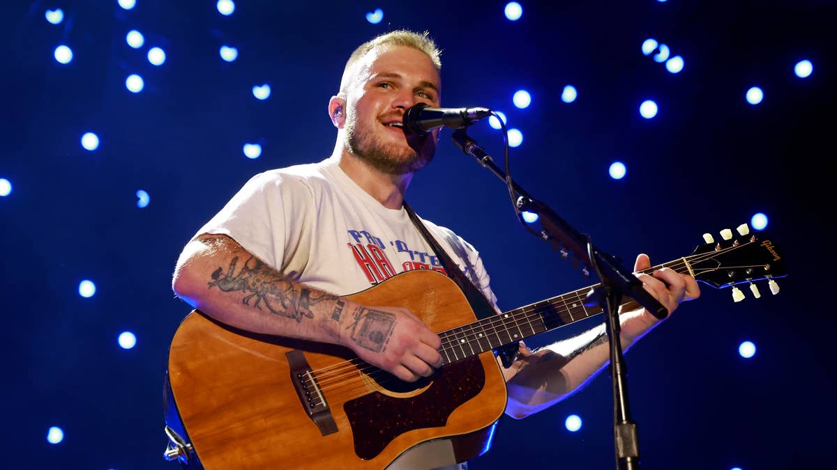 Country star Zach Bryan teases new song while touring after No. 1 album success