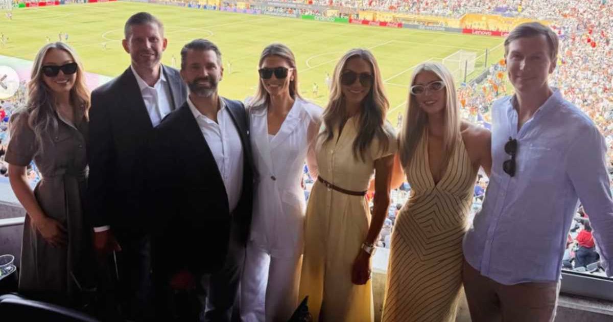 From Ivanka to Lara Trump: First family turns heads with stylish looks at World Cup final