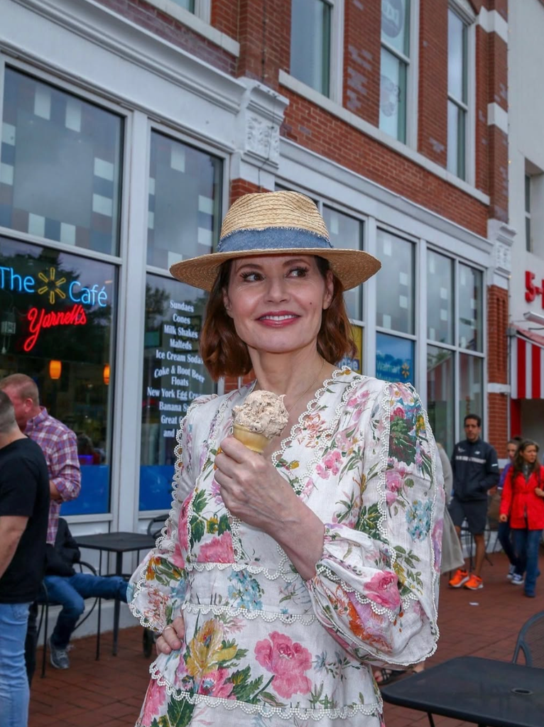 Geena Davies looks so radiant at 70