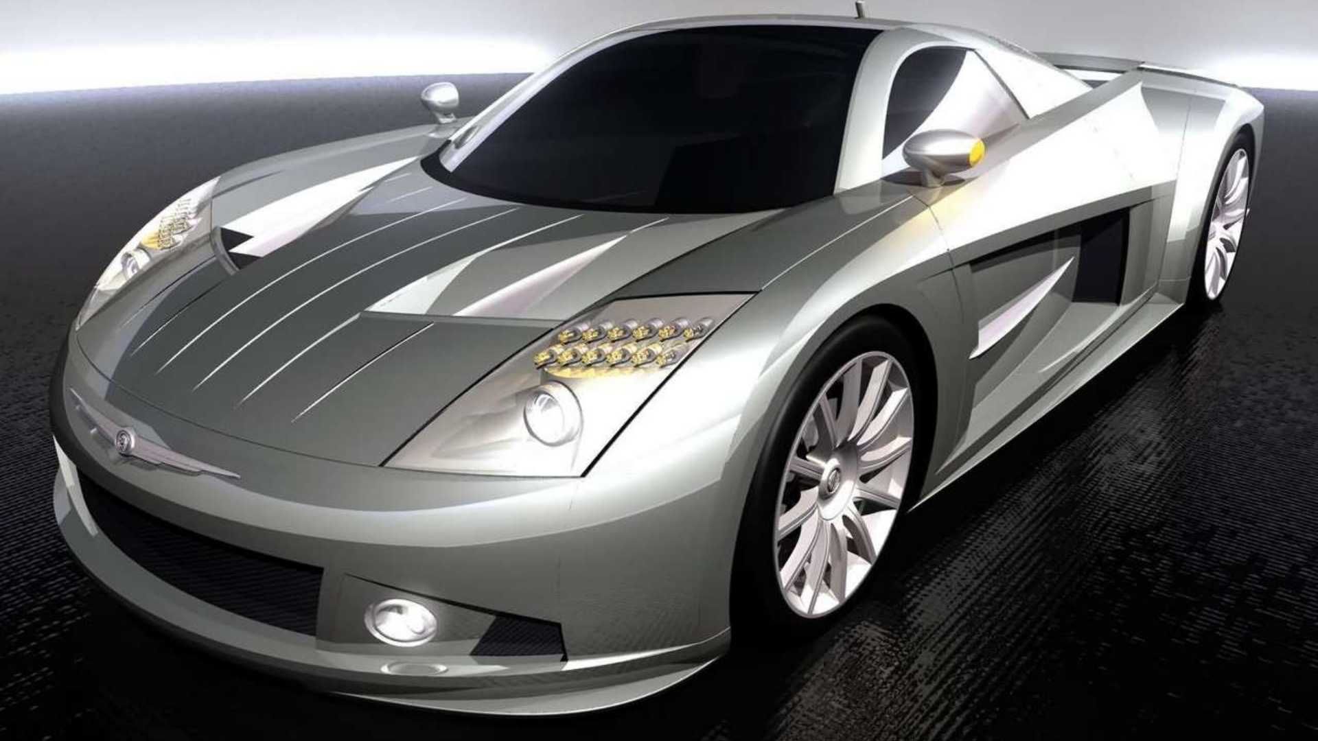 2004 Chrysler ME FourTwelve Concept Silver Front Angled View