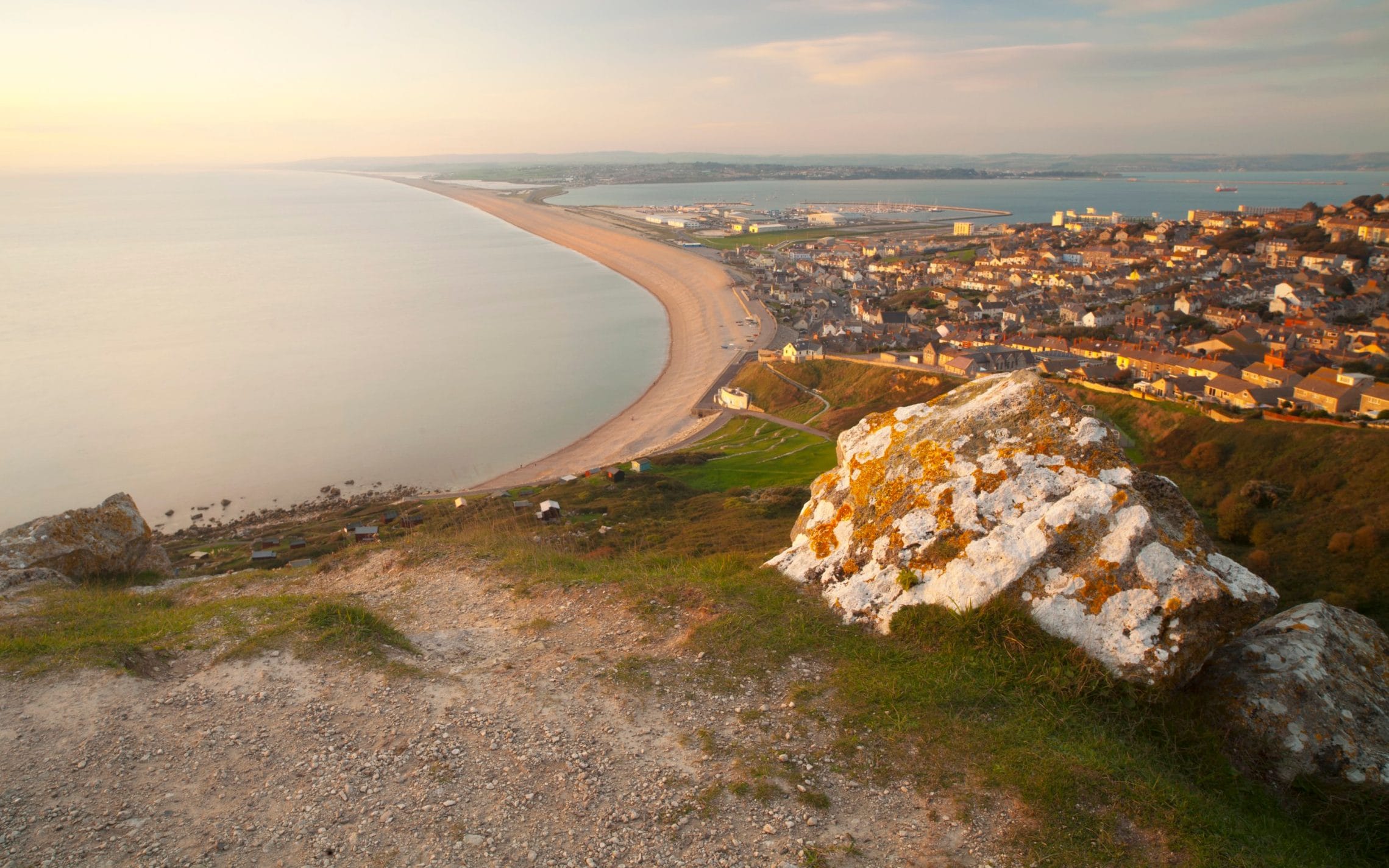 Chesil Beach in Dorset