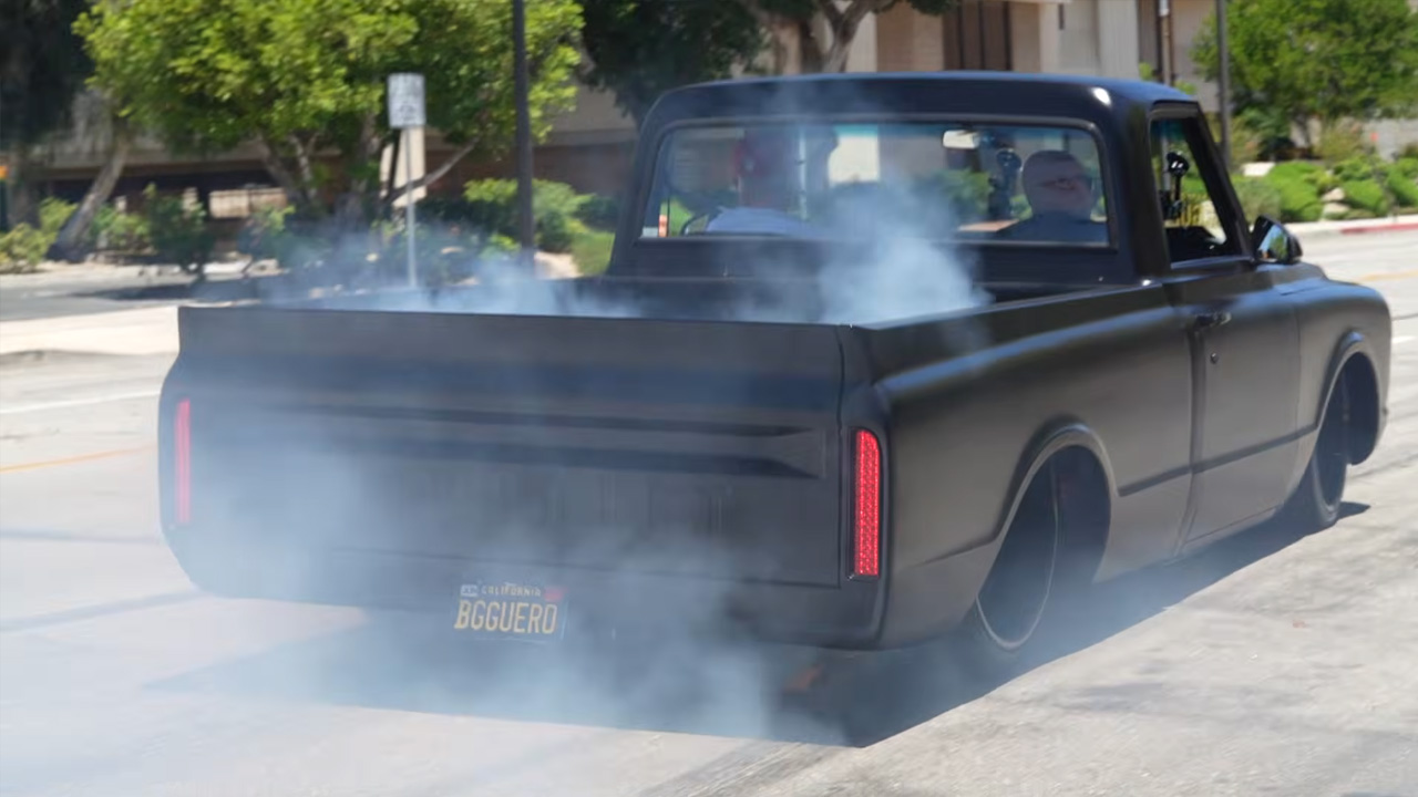 Backyard Built '68 Checy C10 Lays Down a Massive Smoke Show