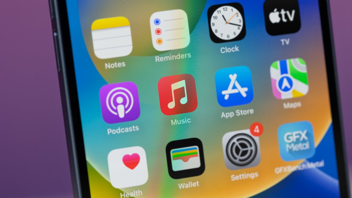 Apple Music installed on an iPhone. | Image by PhoneArena