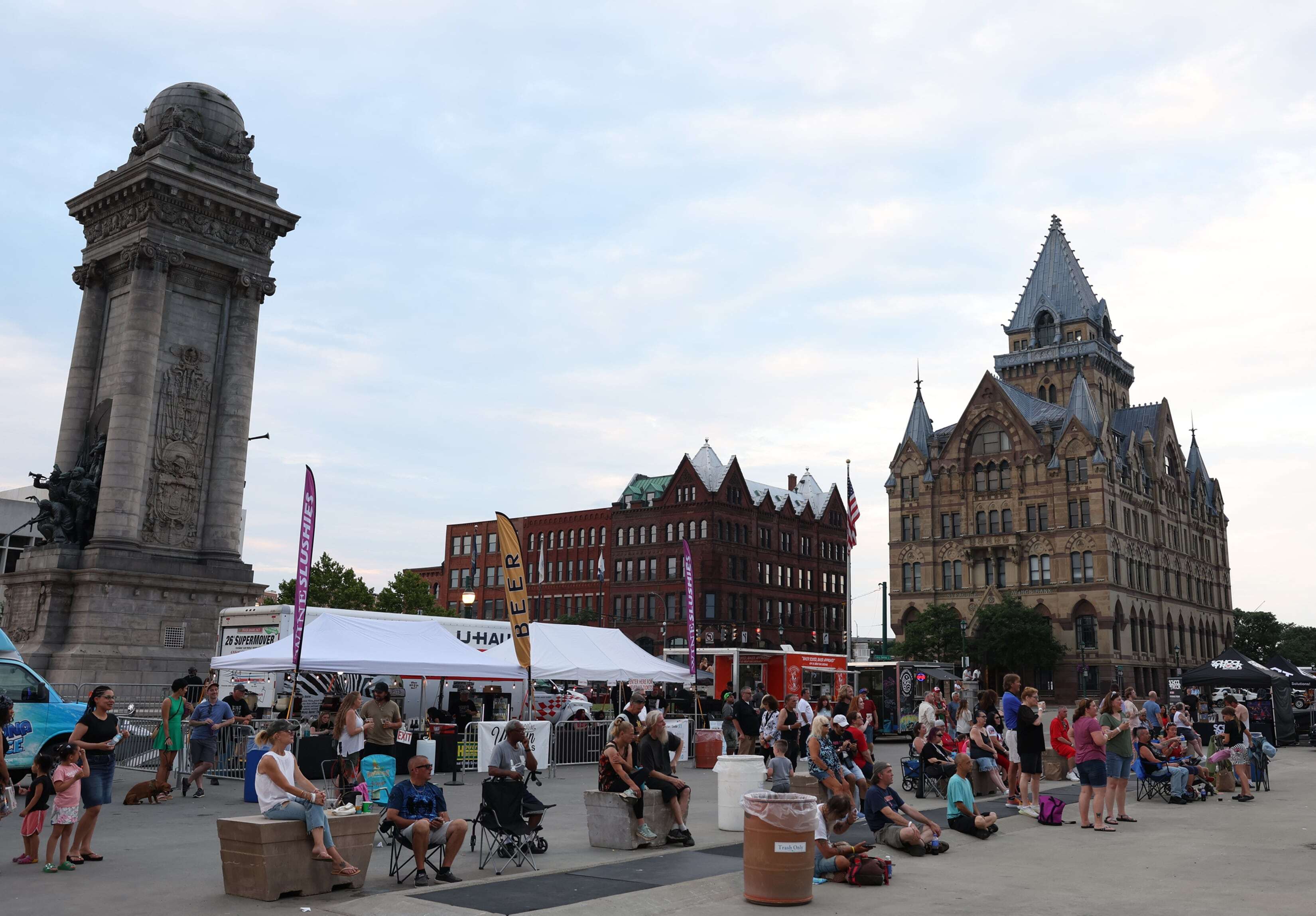 Party in the Square rocks its first event of the season in Clinton Square, Friday, July 5, 2024, in Syracuse, NY.