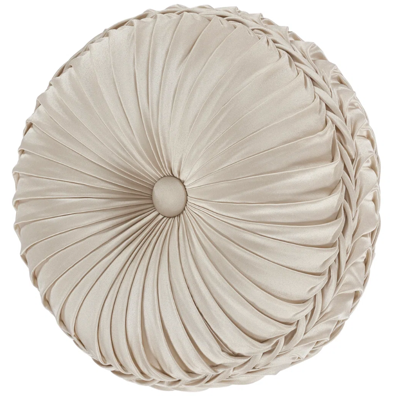Trinity Tufted Round Decorative Throw Pillow