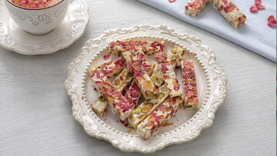 Nutty dessert bars become tea party treats