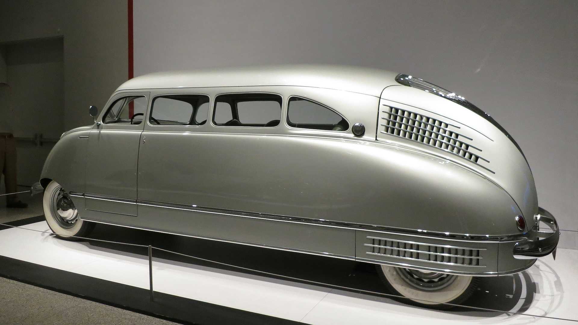 The rear of a Stout Scarab