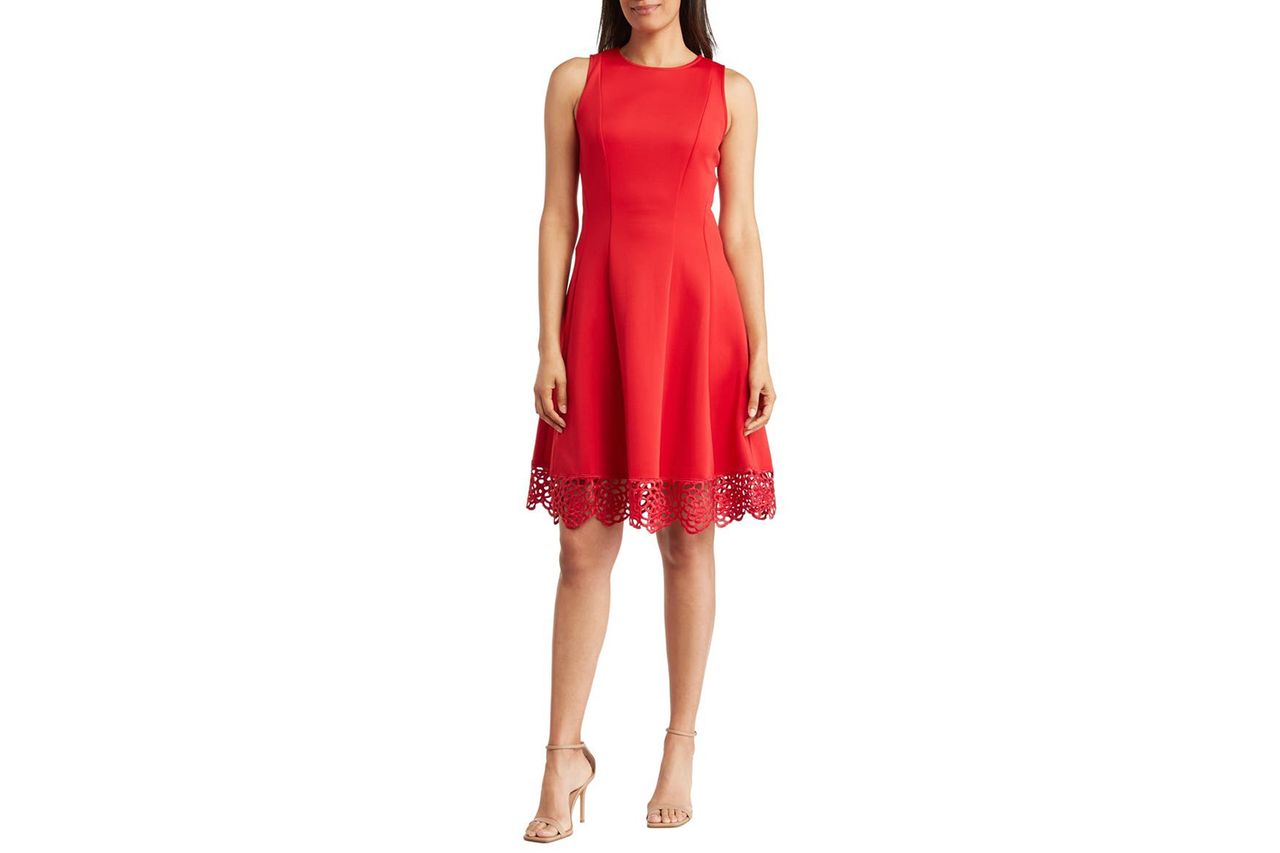 Julia Jordan Donna Ricco Sleeveless Fit & Flare Dress