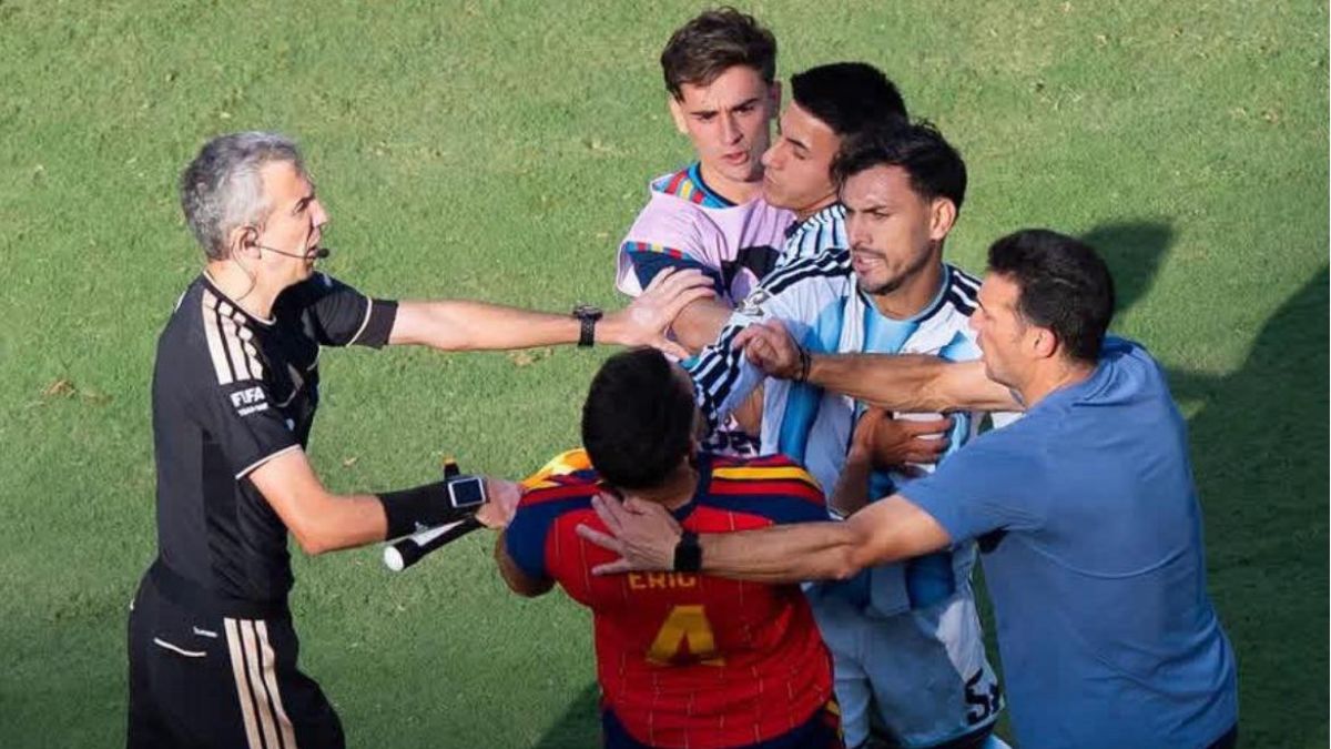 Argentina Ends World Cup With A Disgraceful Brawl As Spain Become Roaring Champions
