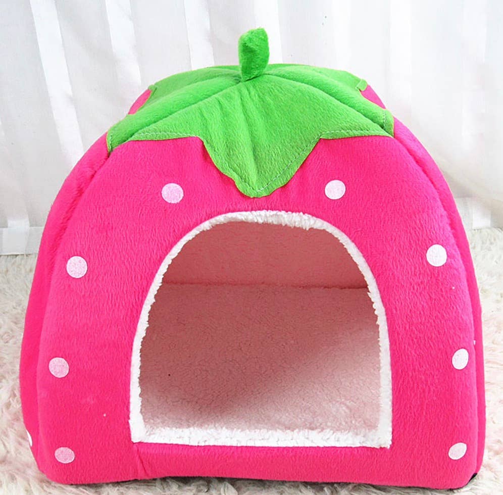 strawberry-cat-bed-from-walmart