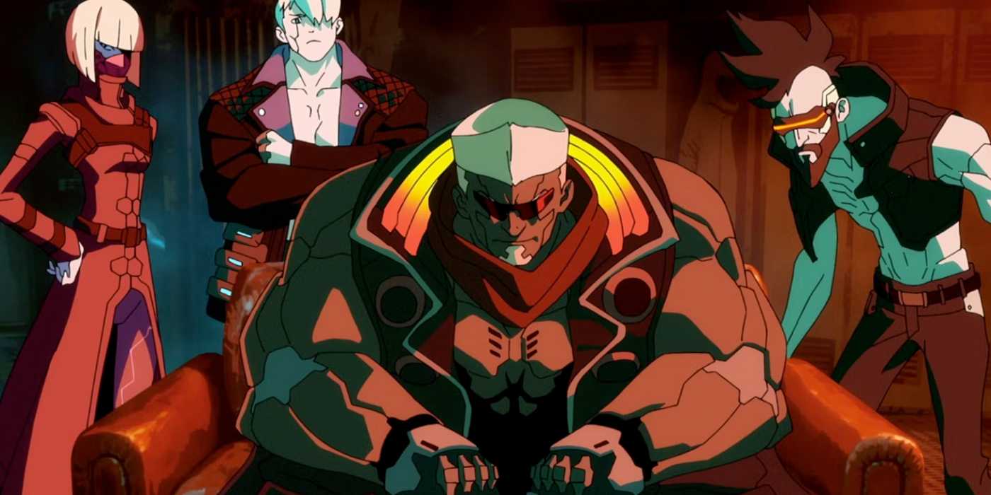 Cyberpunk: Edgerunners' Maine, Dorio, Kiwi and Pilar
