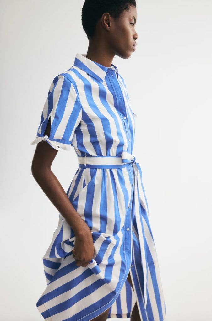 H&M Striped Shirt Dress