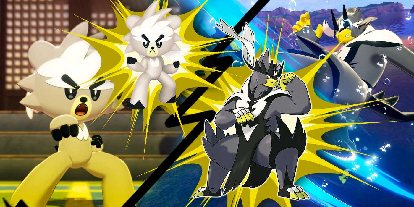 Pokémon Scarlet & Violet Indigo Disk DLC Kubfu Pokémon and Evolved Form Urshifu
