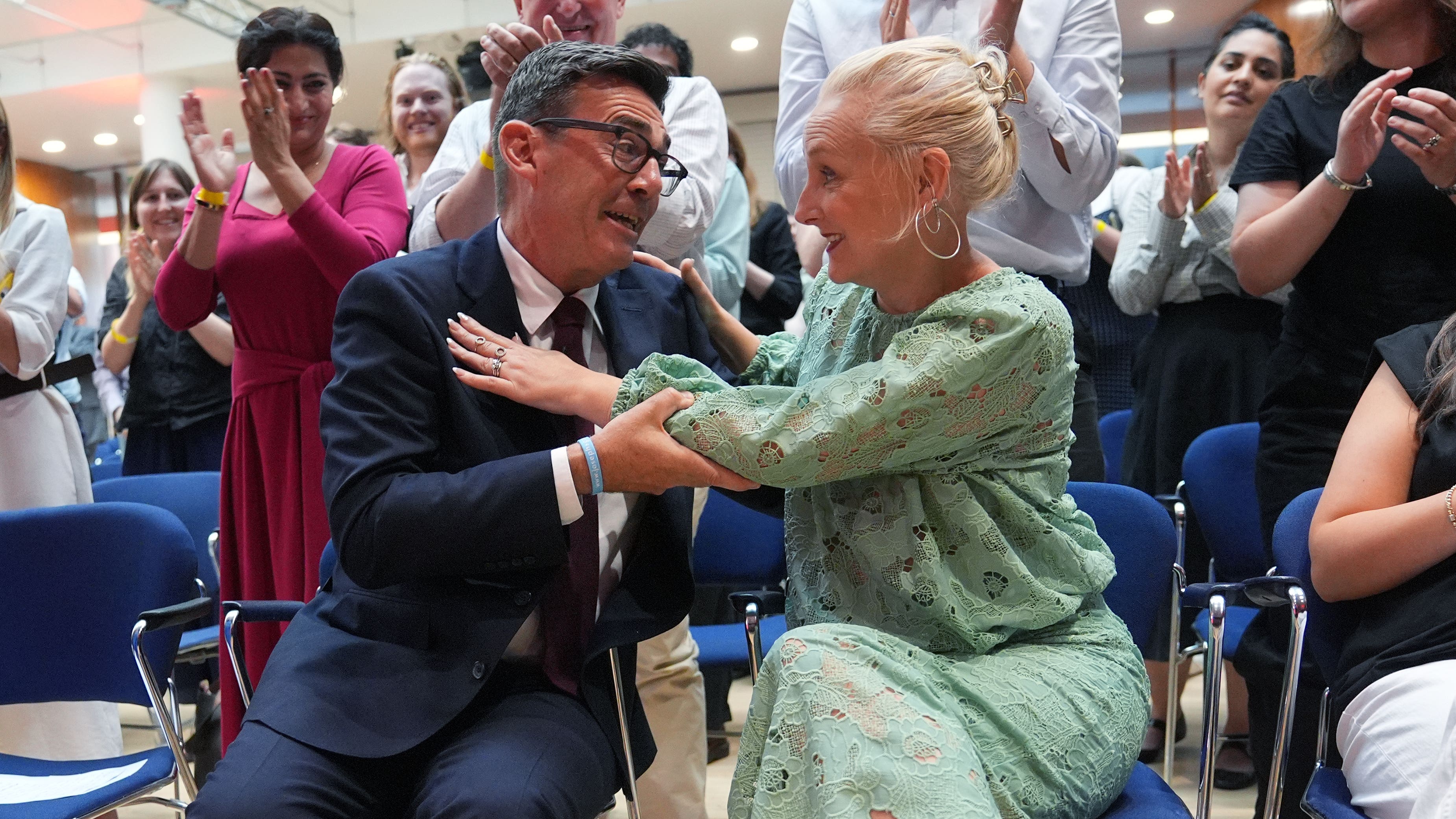 Who is Andy Burnham’s wife Marie-France van Heel?