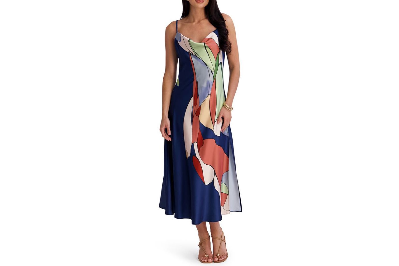 Siena Cowl Neck Midi Dress