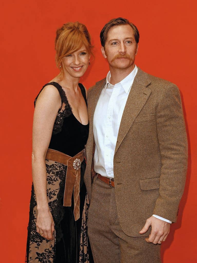 Kelly Reilly and her husband Kyle Baugher