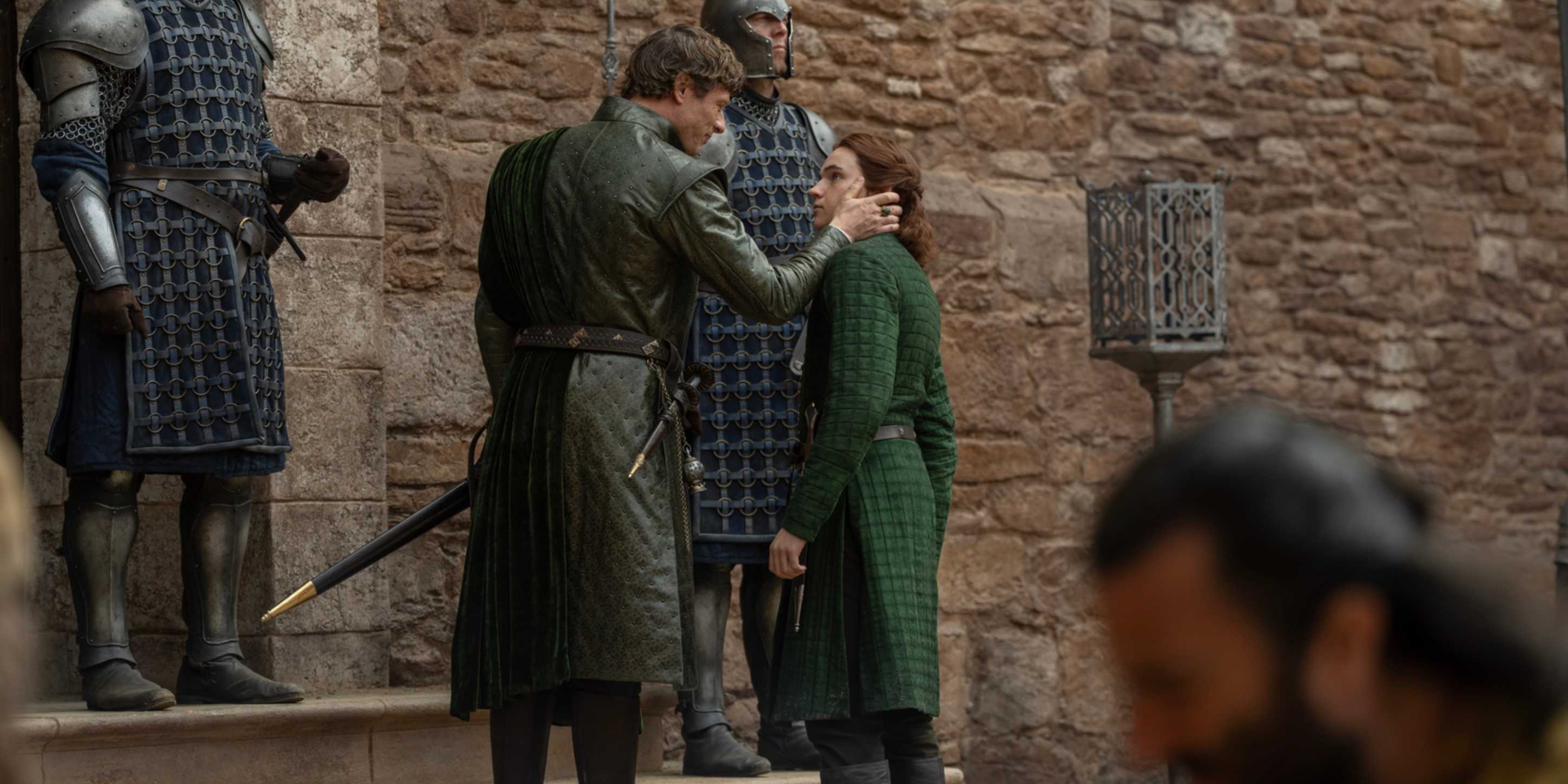 Ormund Hightower (James Norton) and Daeron Targaryen (Benjamin Evan Ainsworth) on House of the Dragon
