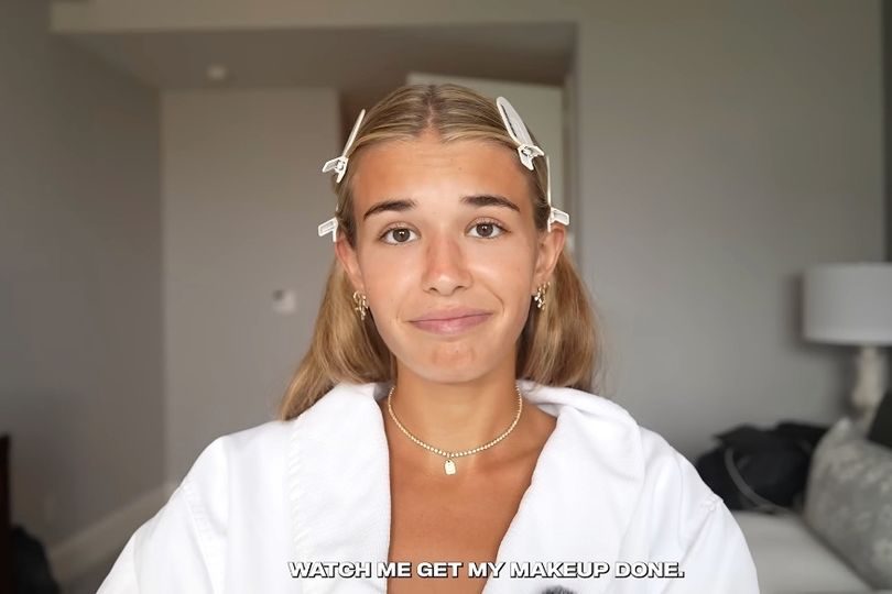 Kai Trump showed off her makeup transformation