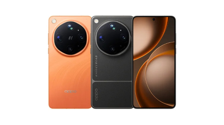 Oppo Find X9 Ultra phone in different colors