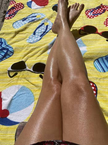 shimmering legs