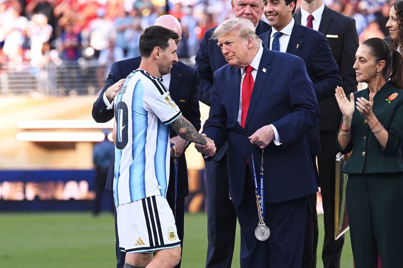 President Donald Trump was present at the FIFA World Cup final on Sunday, July 19