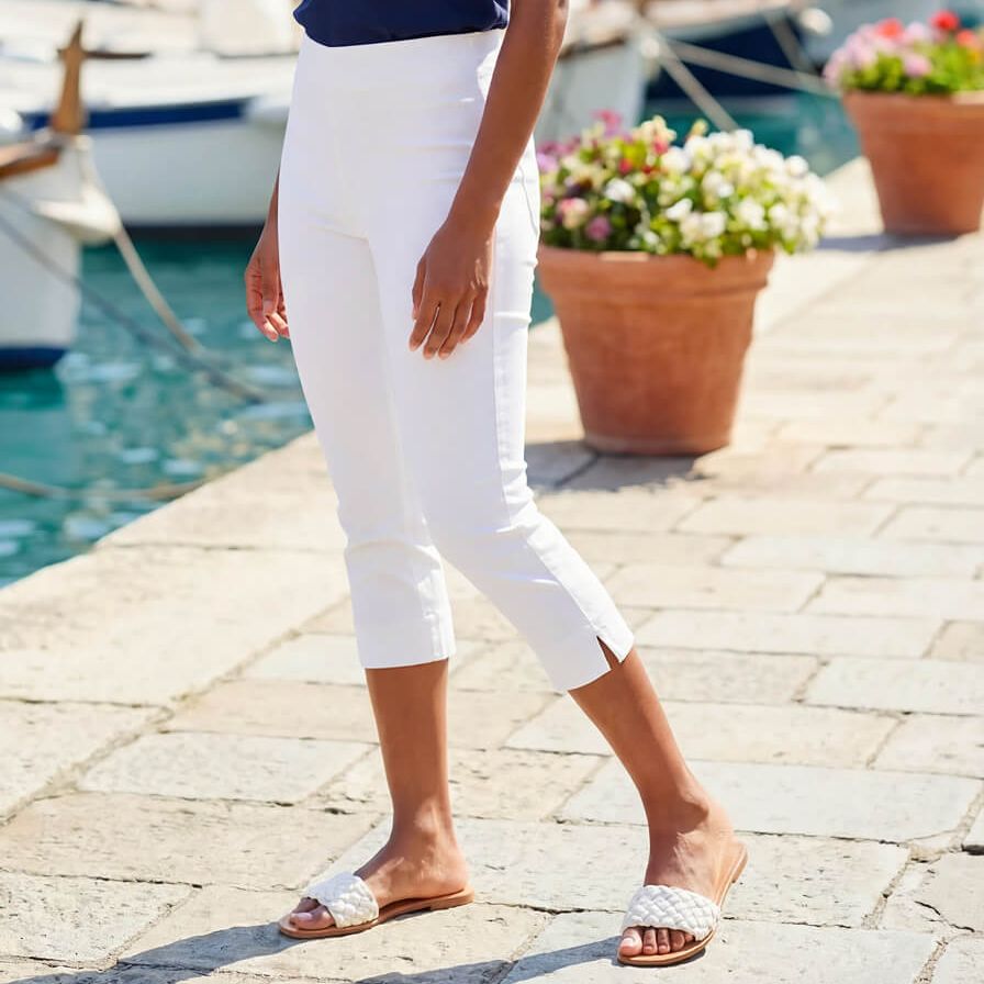 Cropped Stretch Trouser